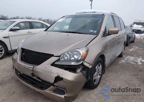 2007 Honda Odyssey Ex-L z USA, uszkodzony, nr VIN 5FNRL38797B068228